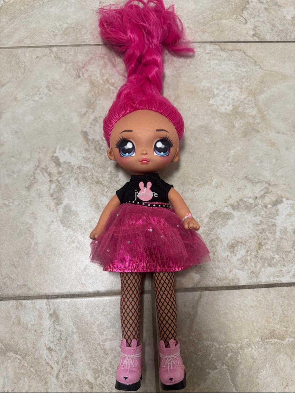 Adore Doll with Vibrant Pink Hair and Sparkle Tulle Skirt